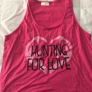 Hunting for Love tank top